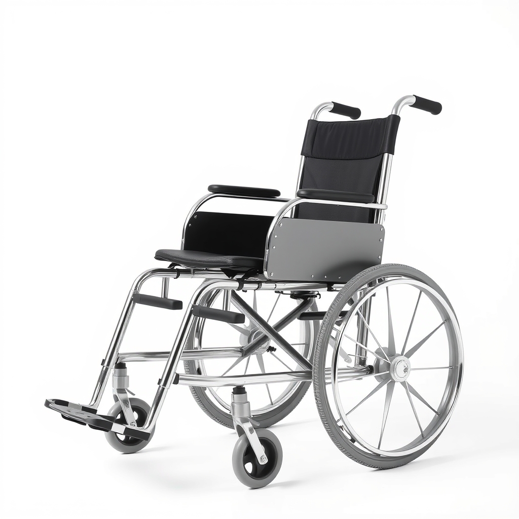 Folding wheelchair, 18 inch
