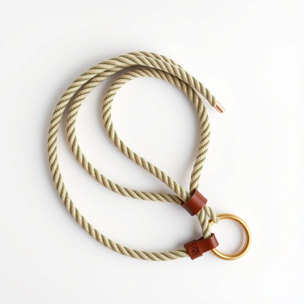 Plaited rope halter