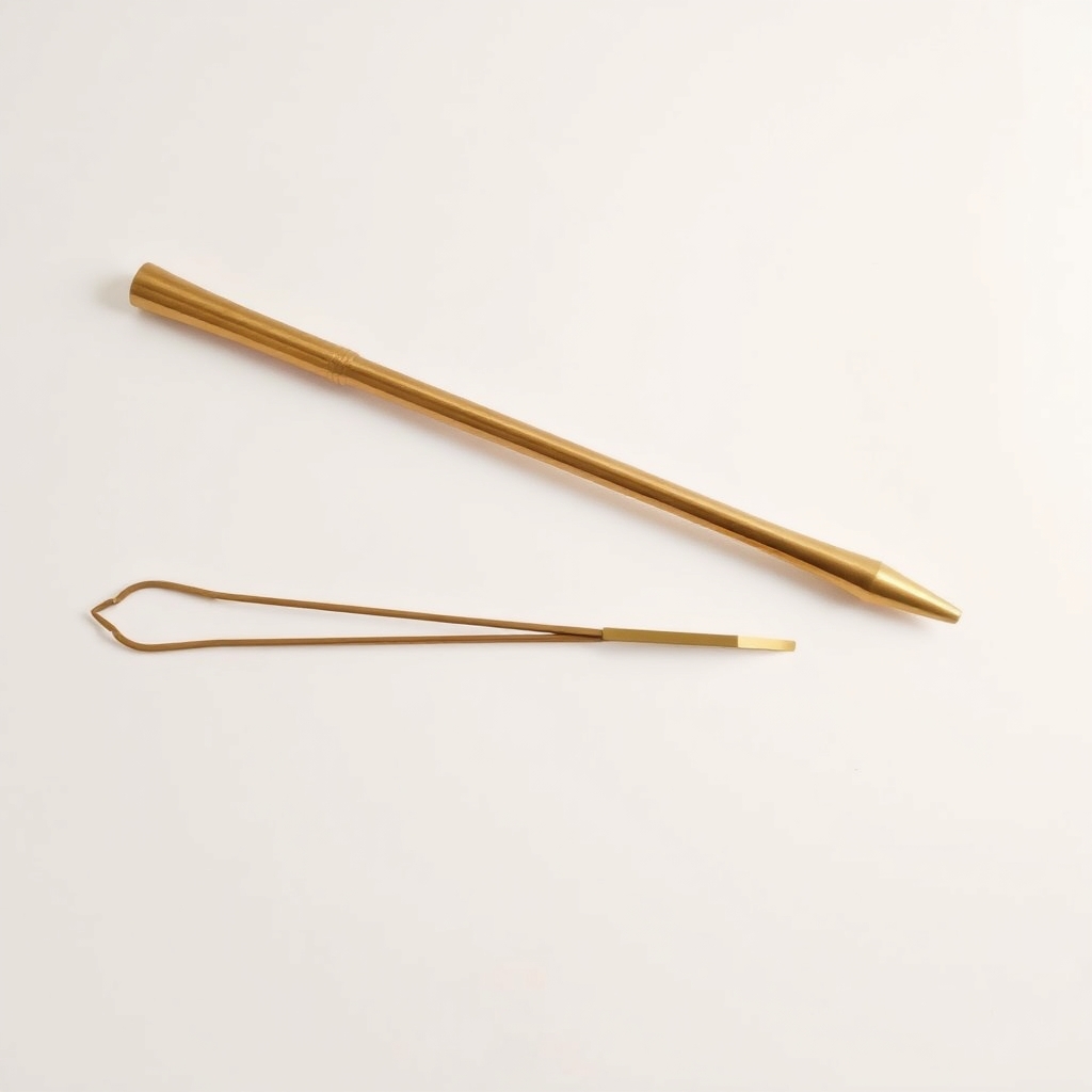 Brass Snuffer & Trimmer Set