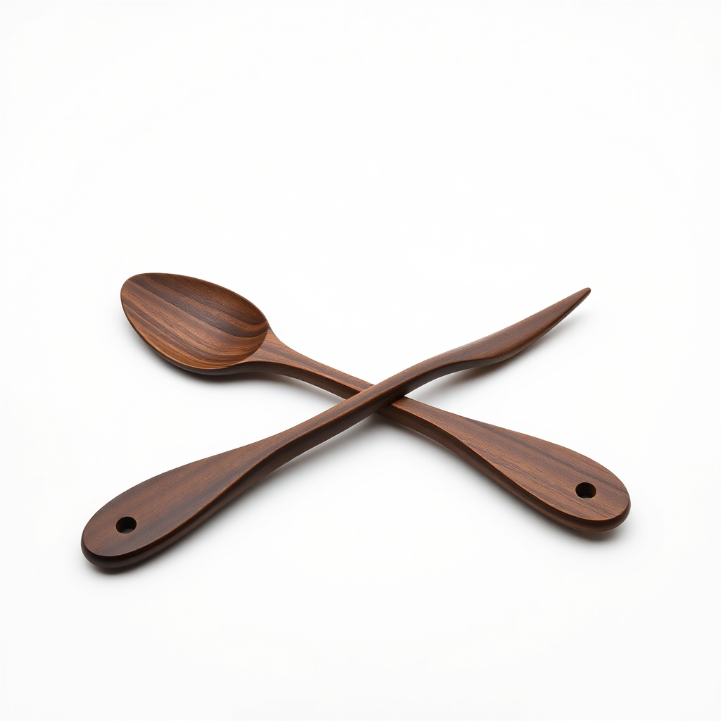 Olive Wood Salad Hands