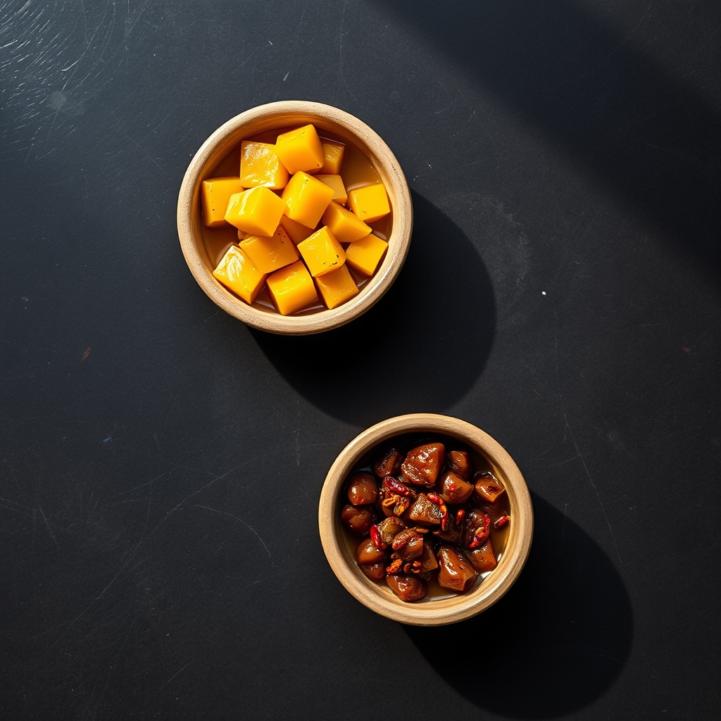 Atchar and chakalaka