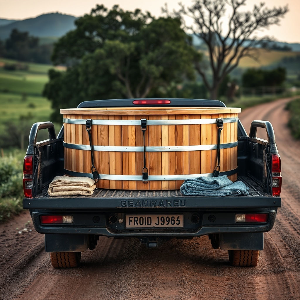 Delivered on a bakkie, not a truck