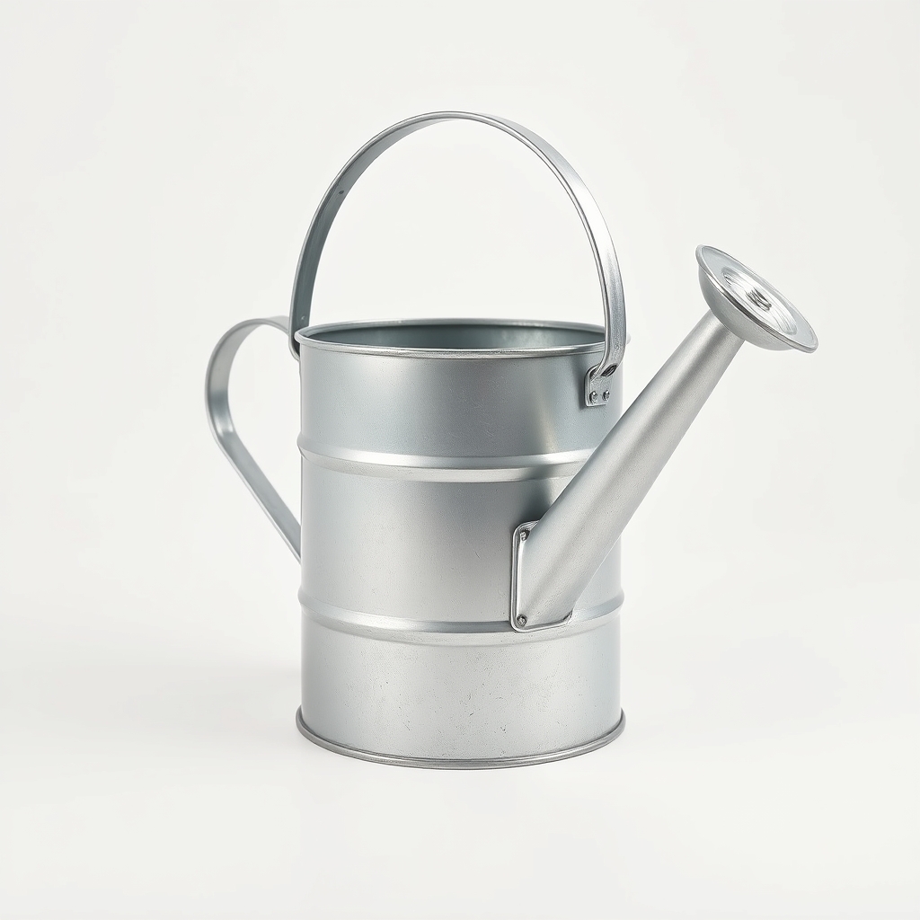 Galvanised watering can, 9 litre