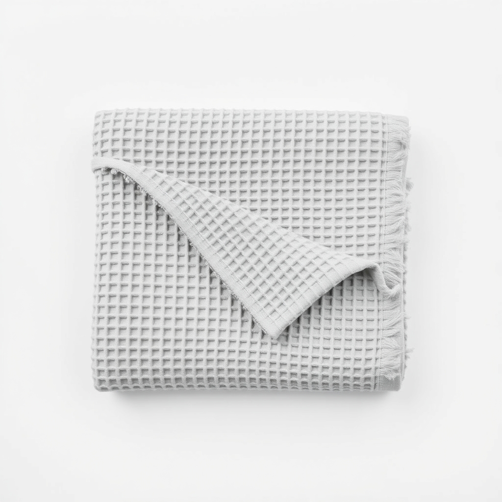 Cotton waffle blanket