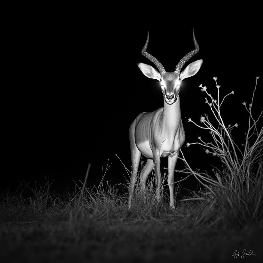 Sees in the dark