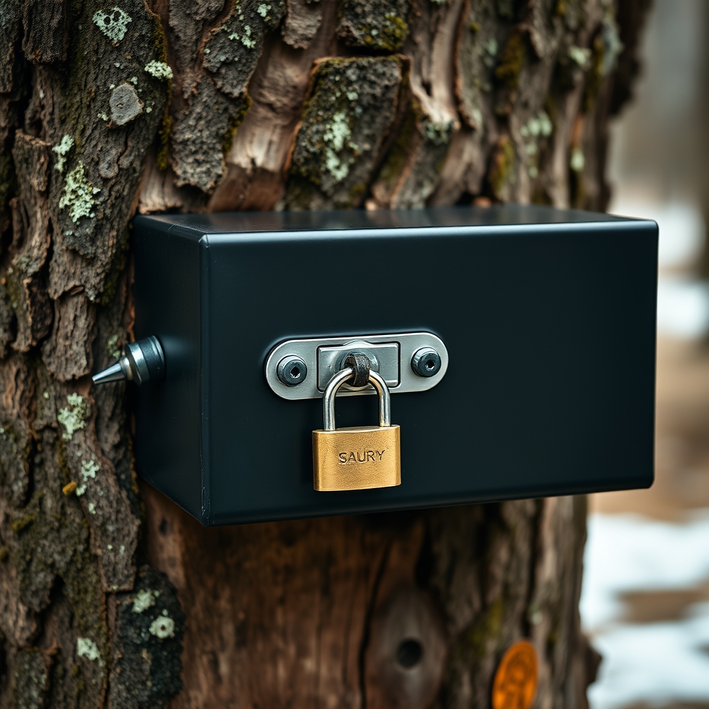 Locked in steel