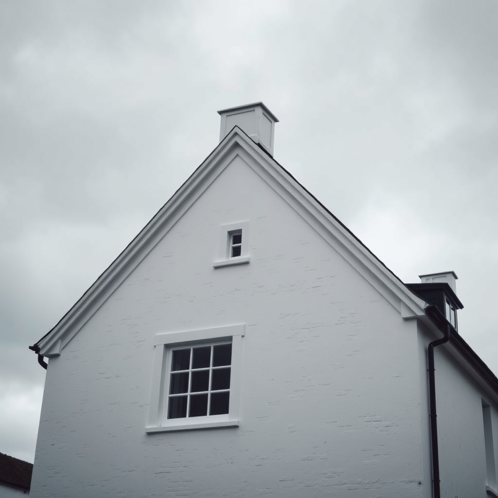 The west gable