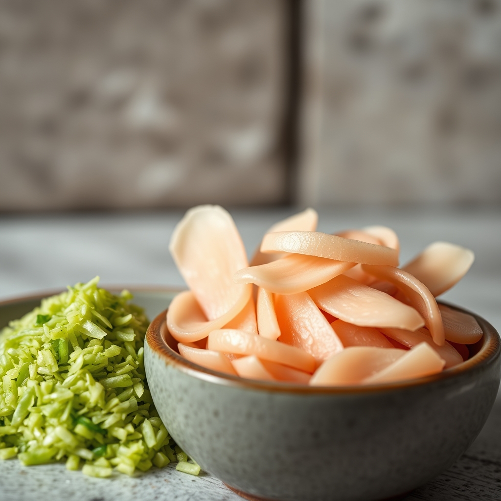 Ginger pickled on Mondays