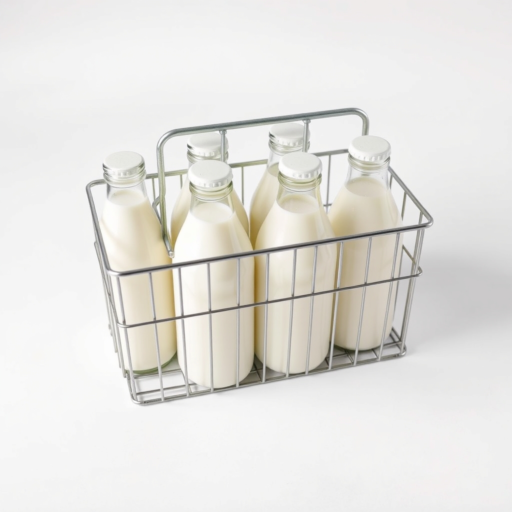 Six-bottle crate, 6 × 1 ℓ