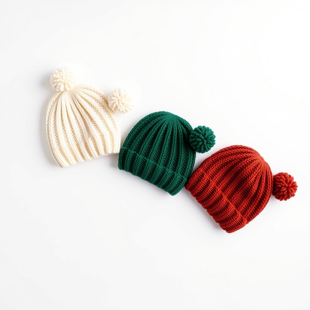 Knitted Wool Headcover Set