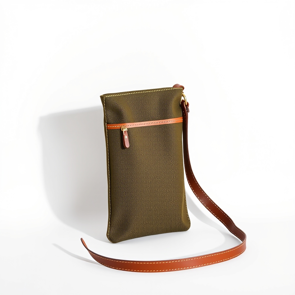 Waxed Canvas Pencil Bag