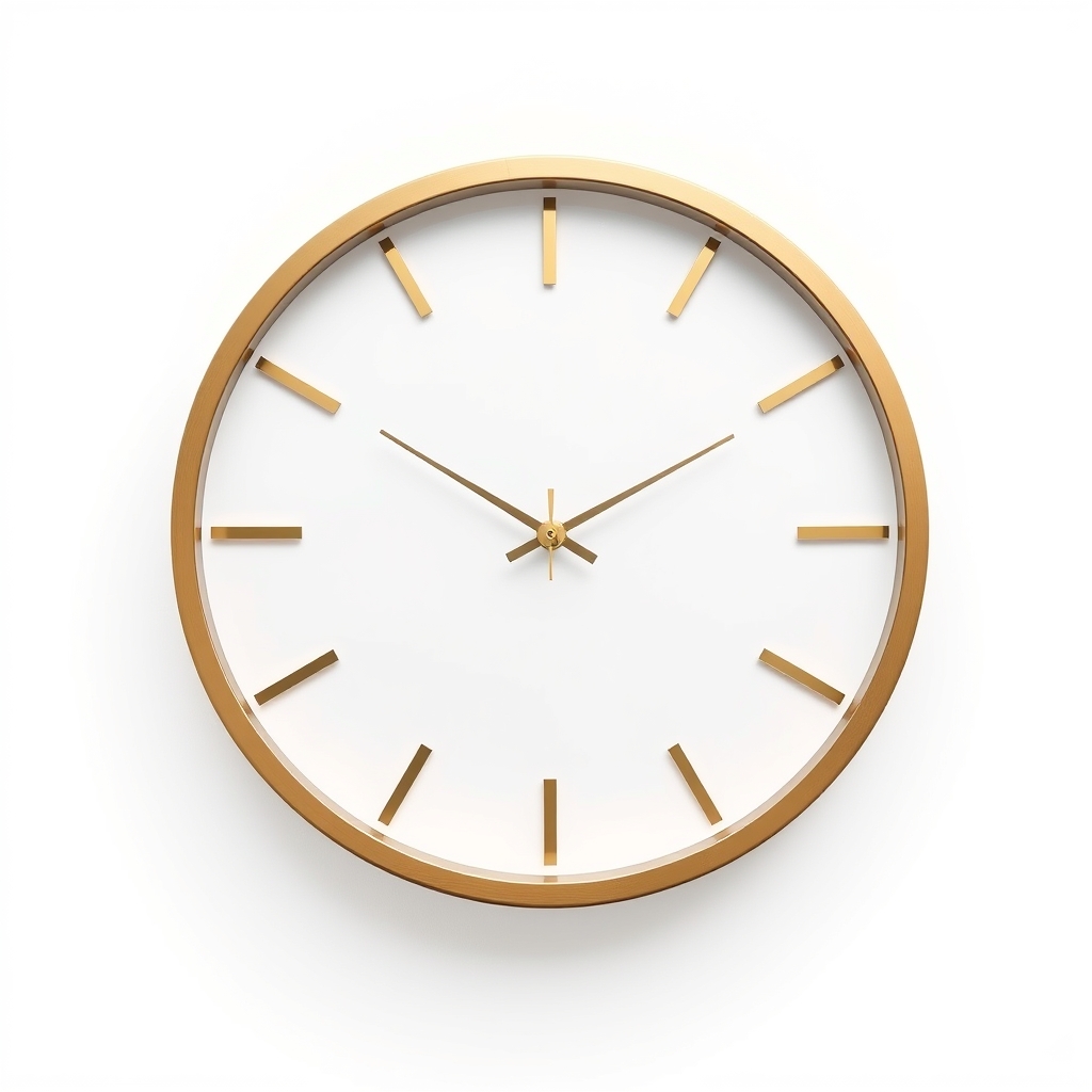 Brass Wall Clock