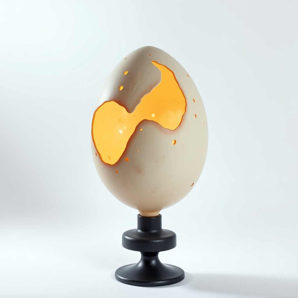 Eggshell Table Lamp