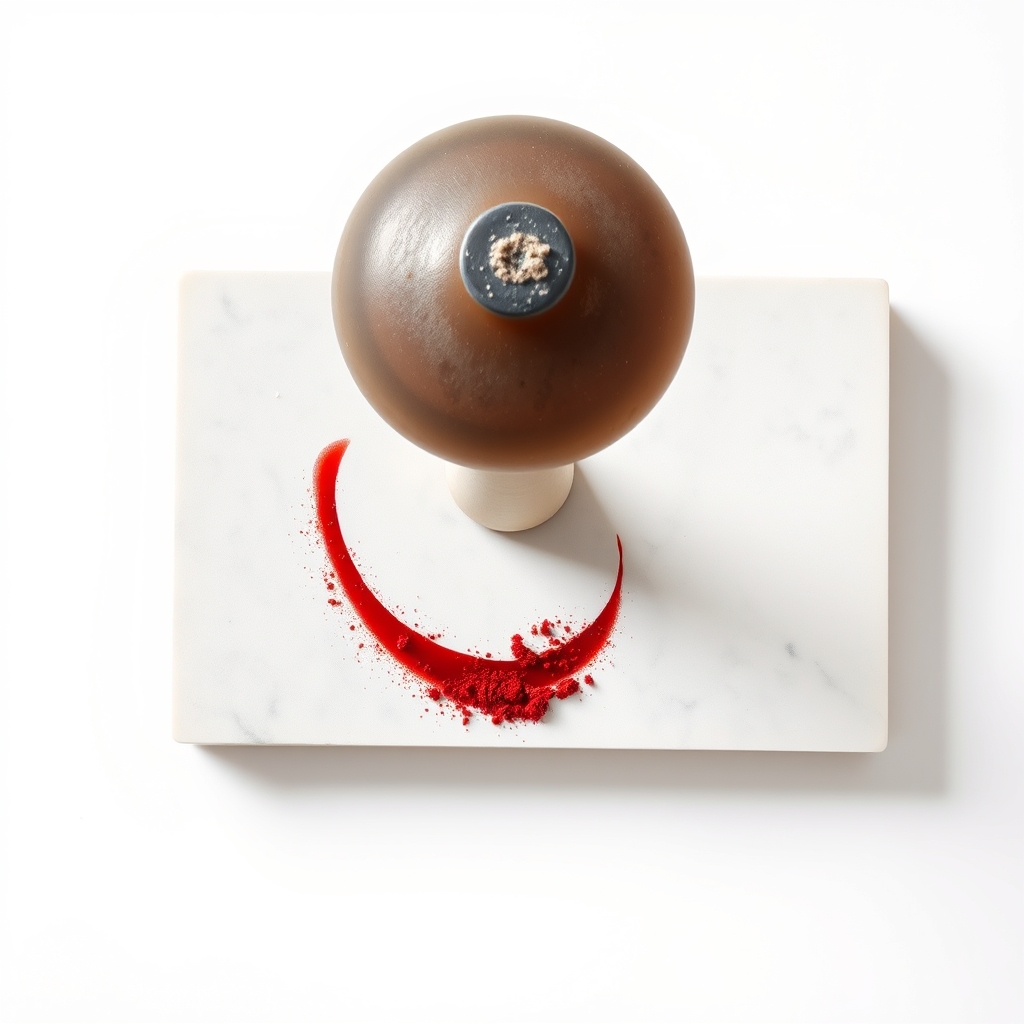 Glass Muller & Marble Slab
