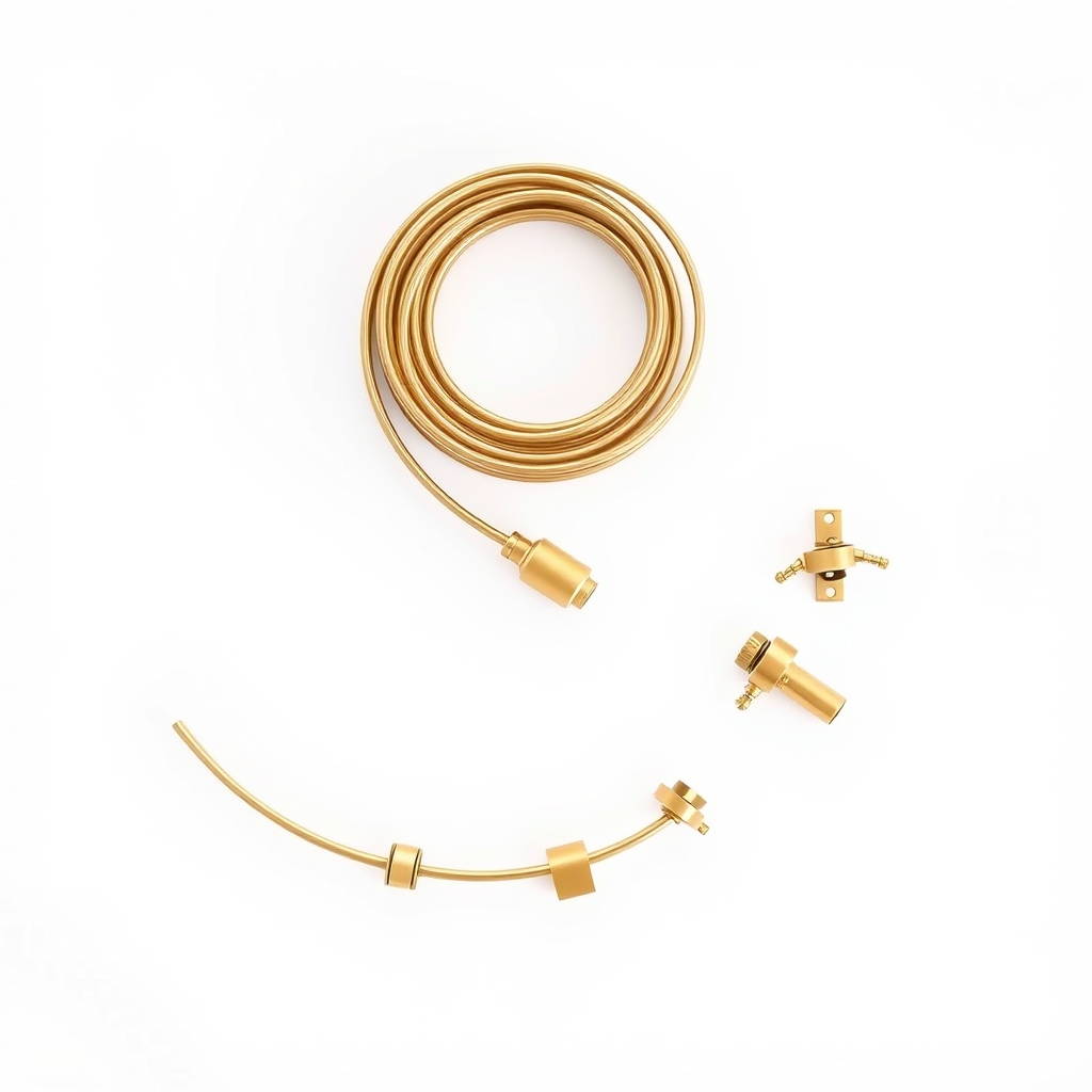 Brass Curtain Track, 3 m
