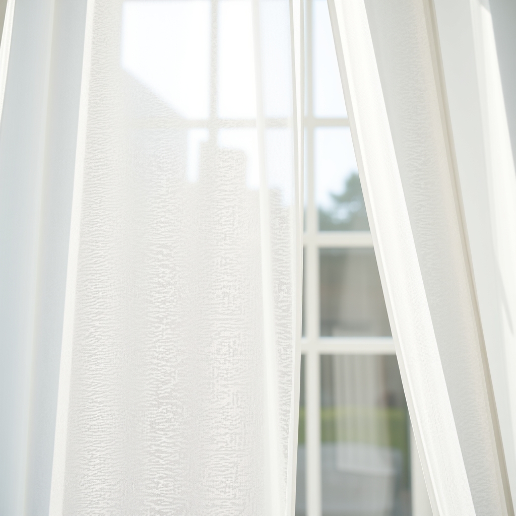 Loose-weave linen and voile