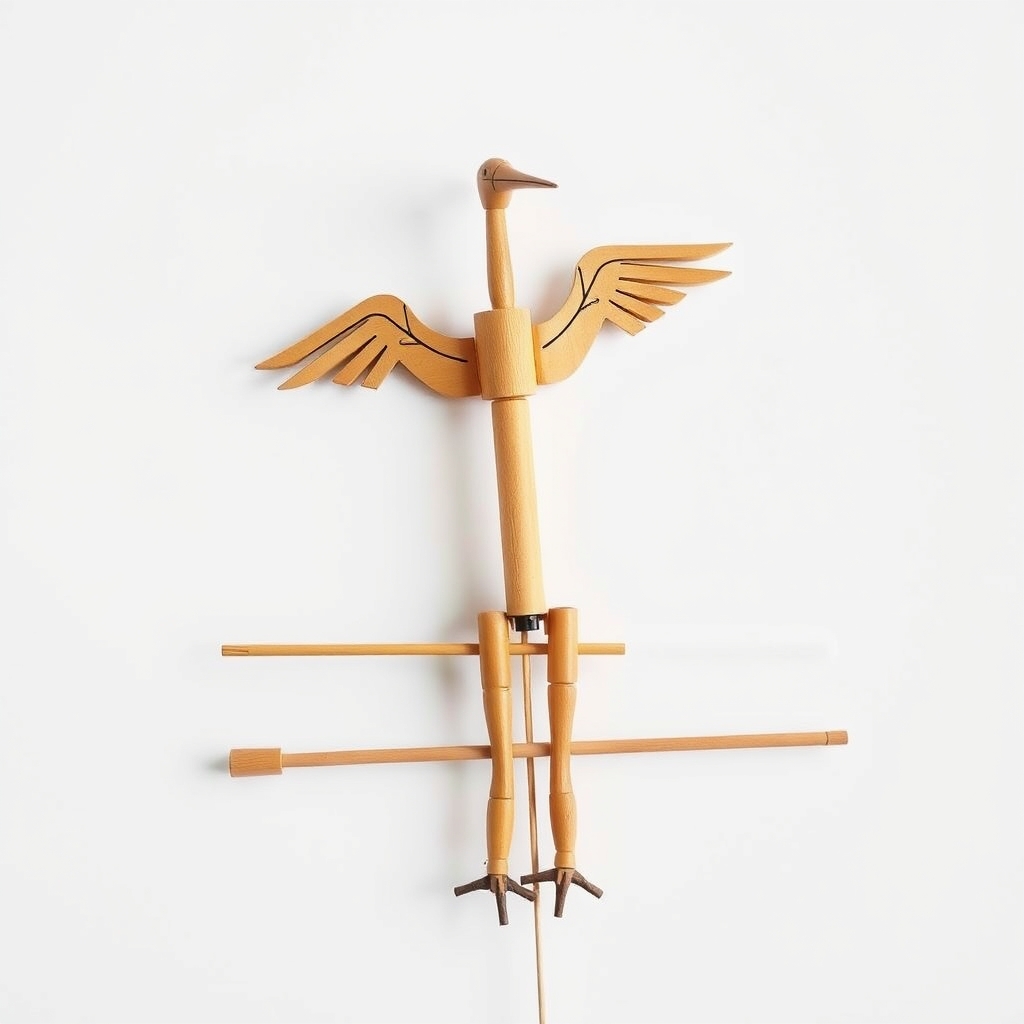Crane Rod Puppet