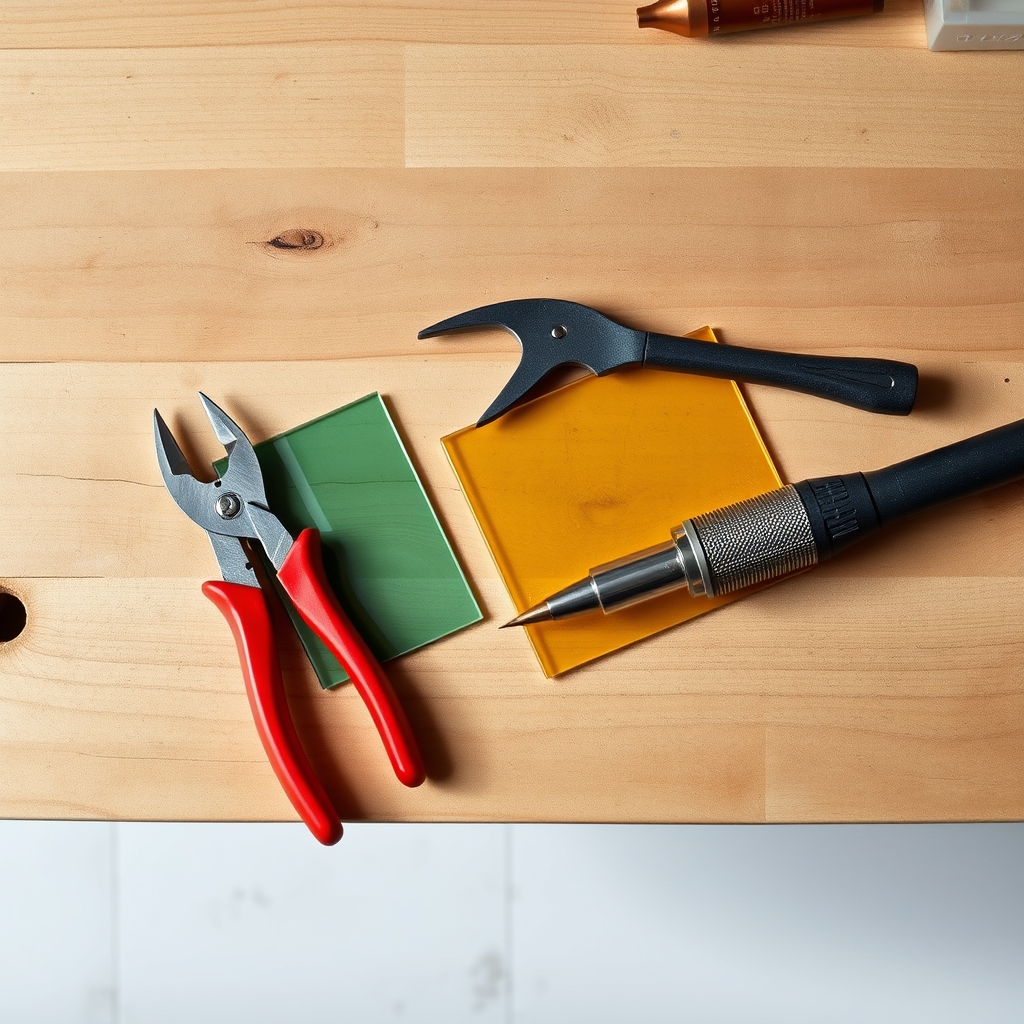 Glass & tools