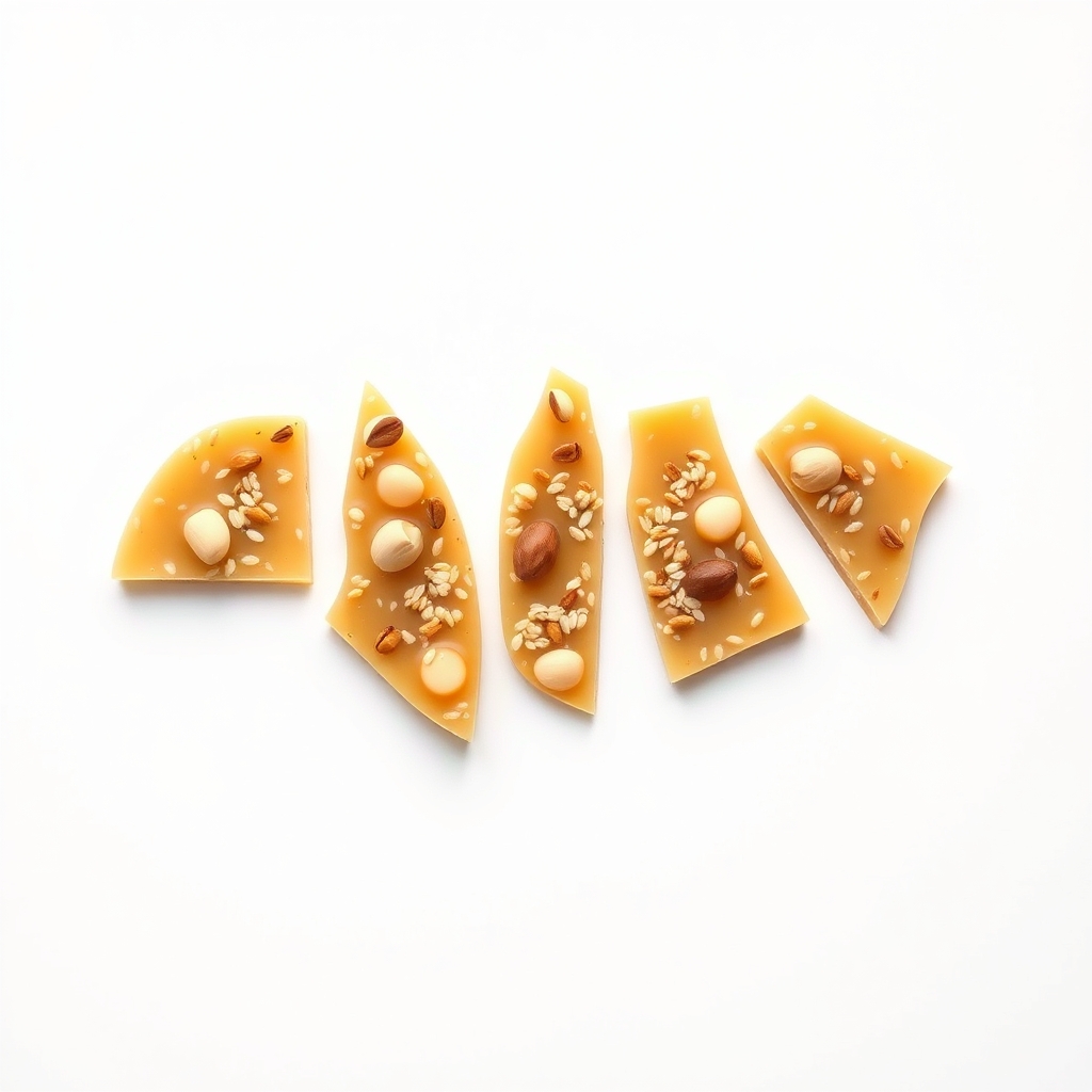 Macadamia & sesame brittle, 200 g