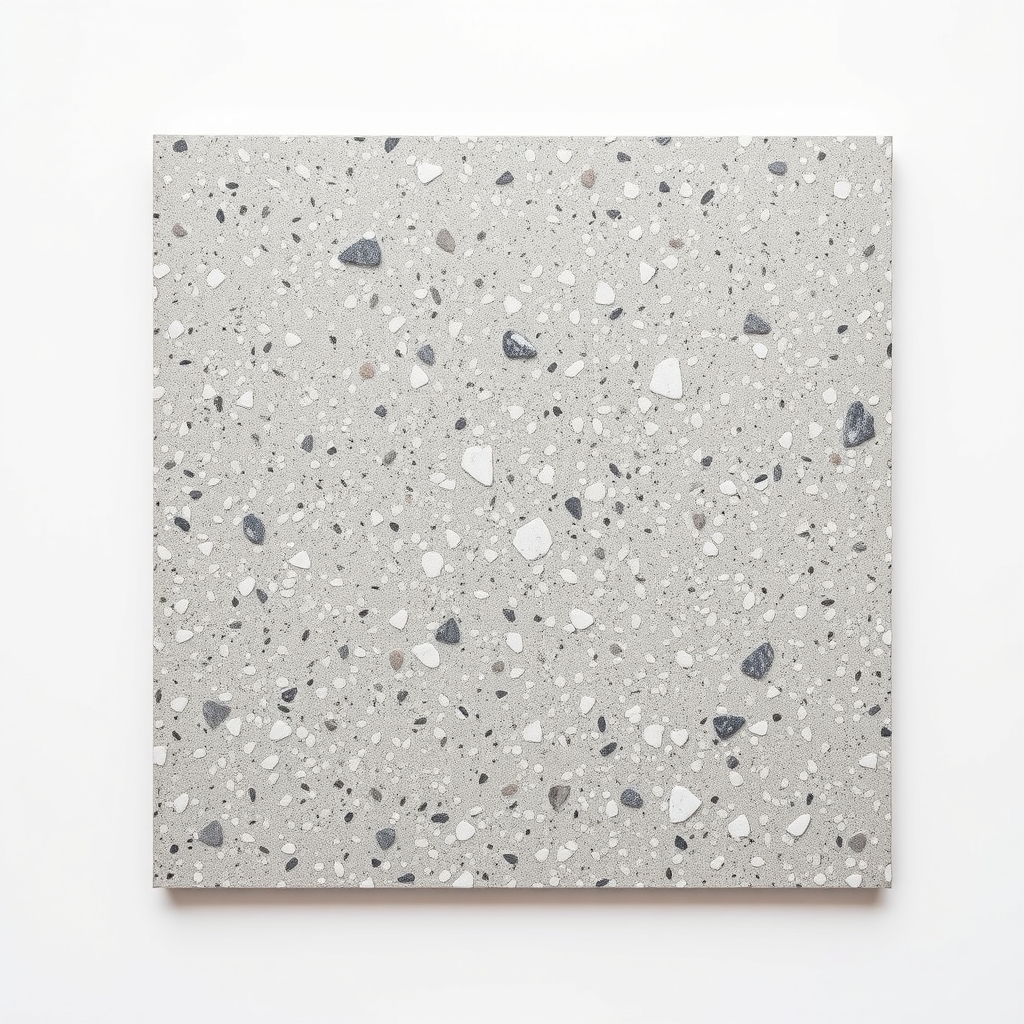 Terrazzo Slab, Grey Seed