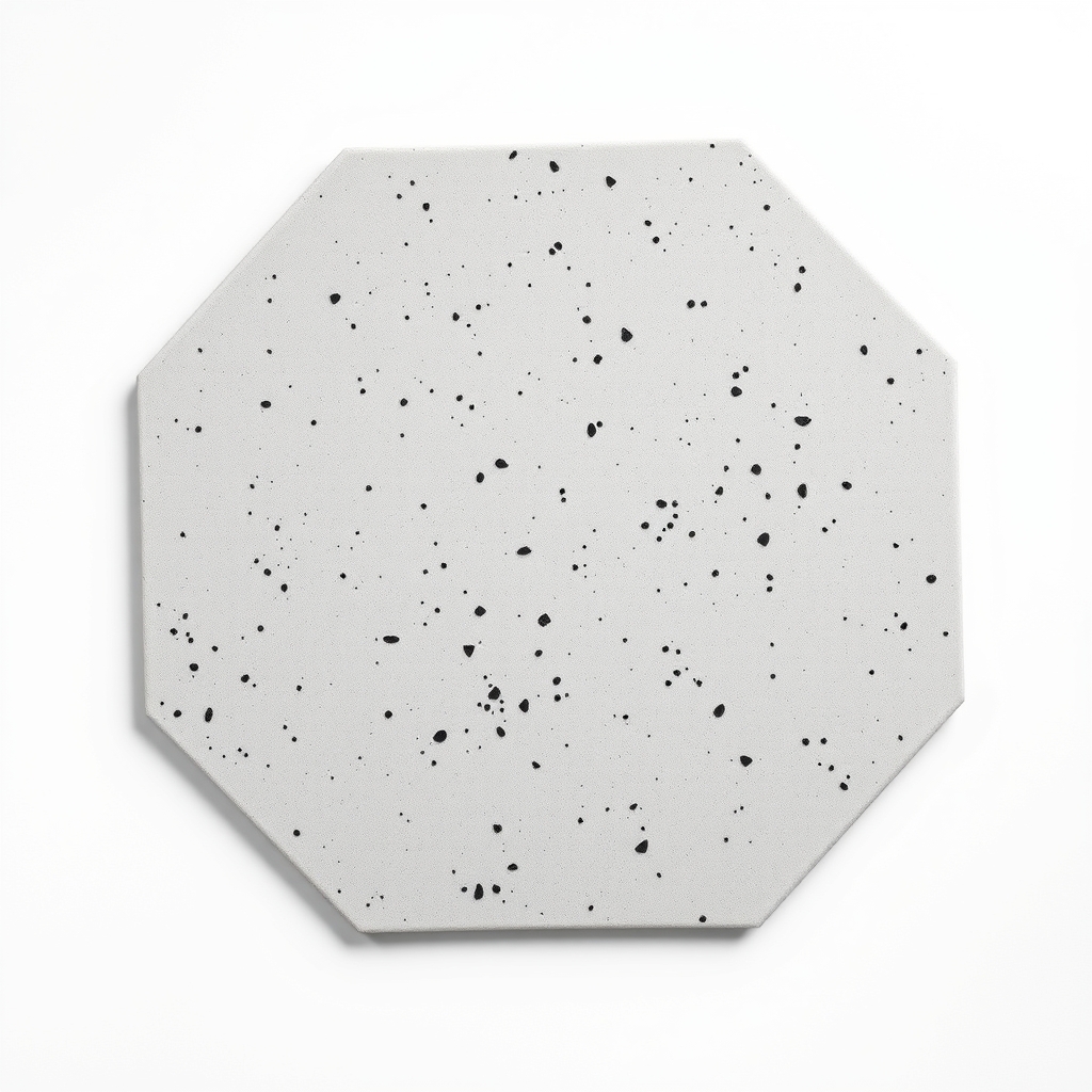 Hex Terrazzo, Black Chip