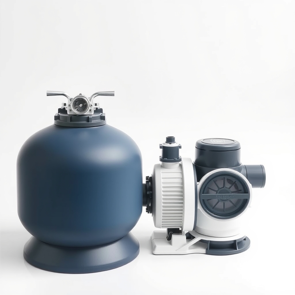 Sand Filter & 0.75 kW Pump Set