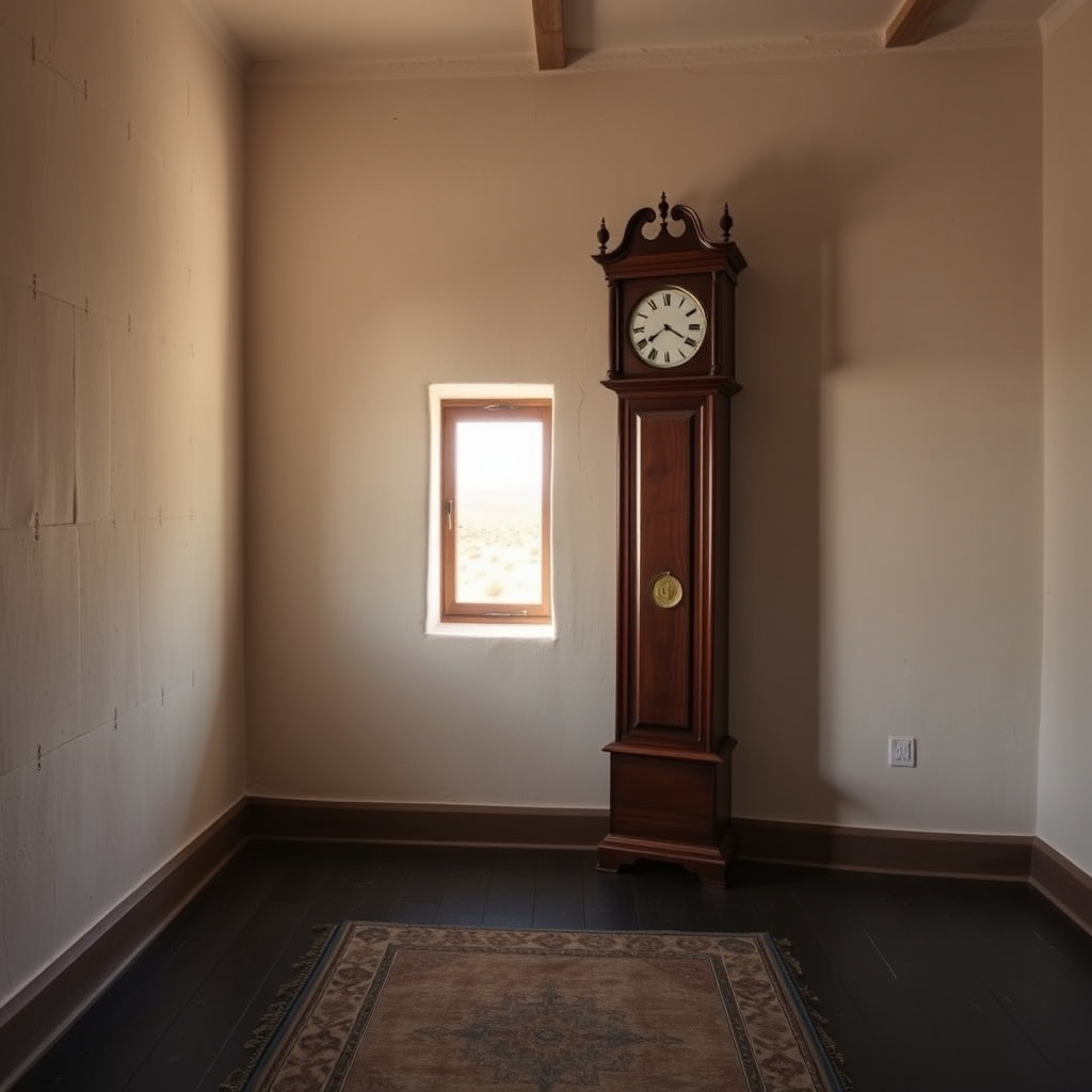 Mahogany longcase, Graaff-Reinet