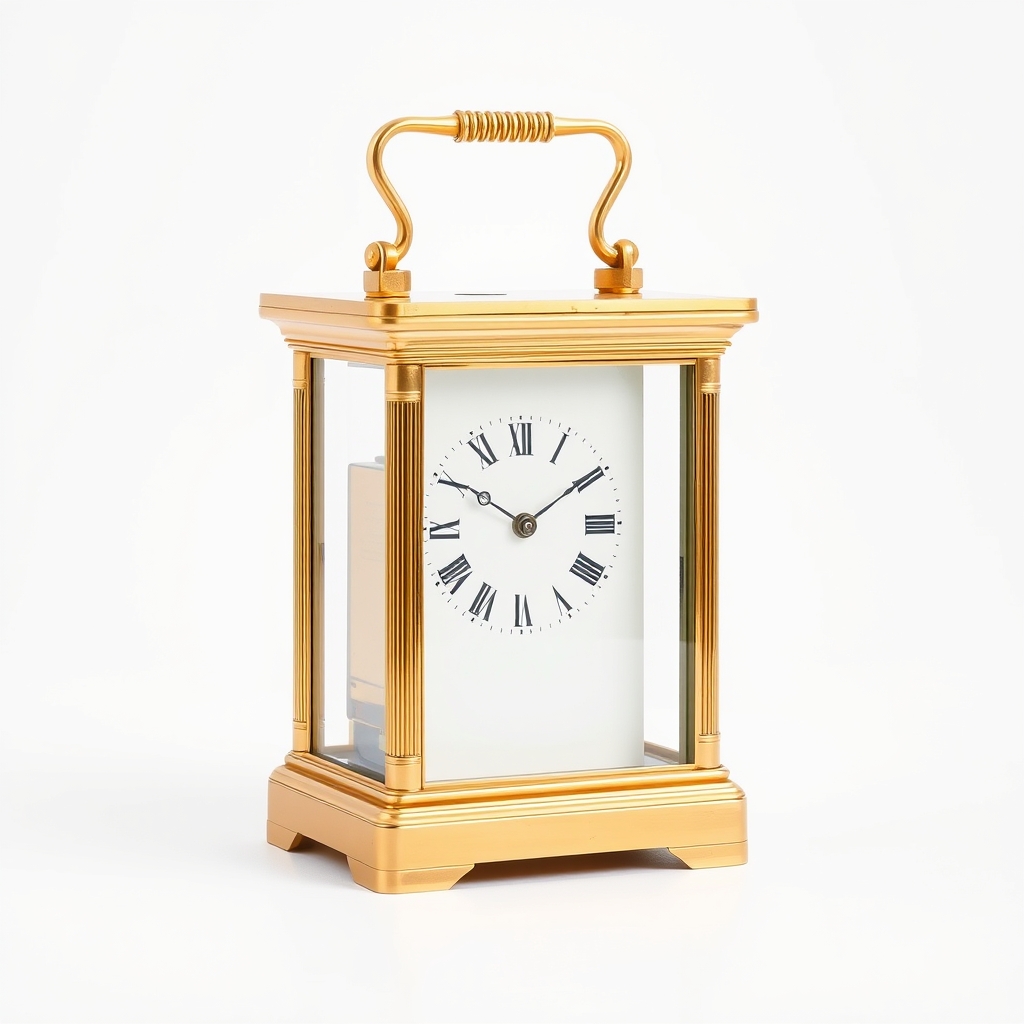 Gilt Carriage Clock