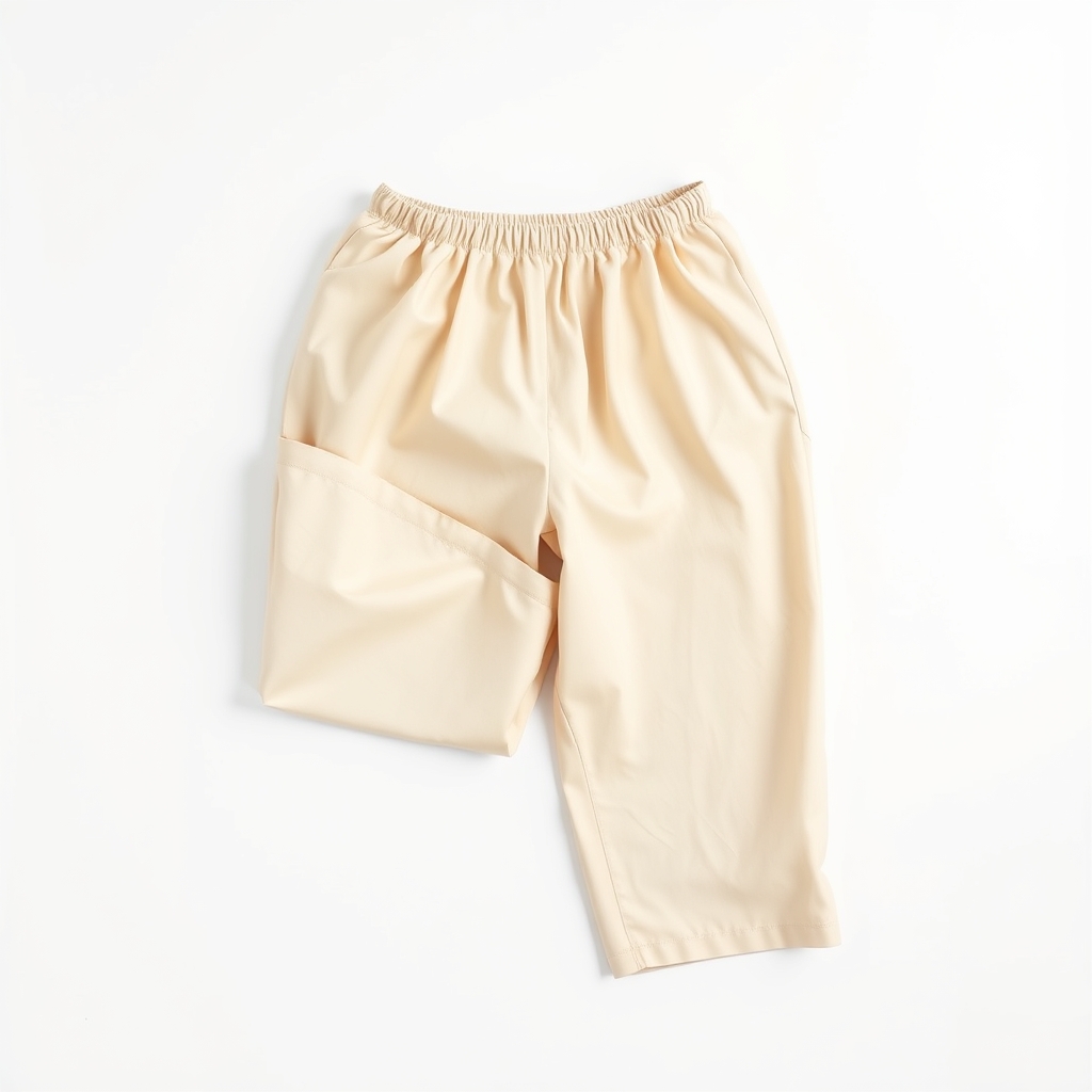 Wide Silk Trouser