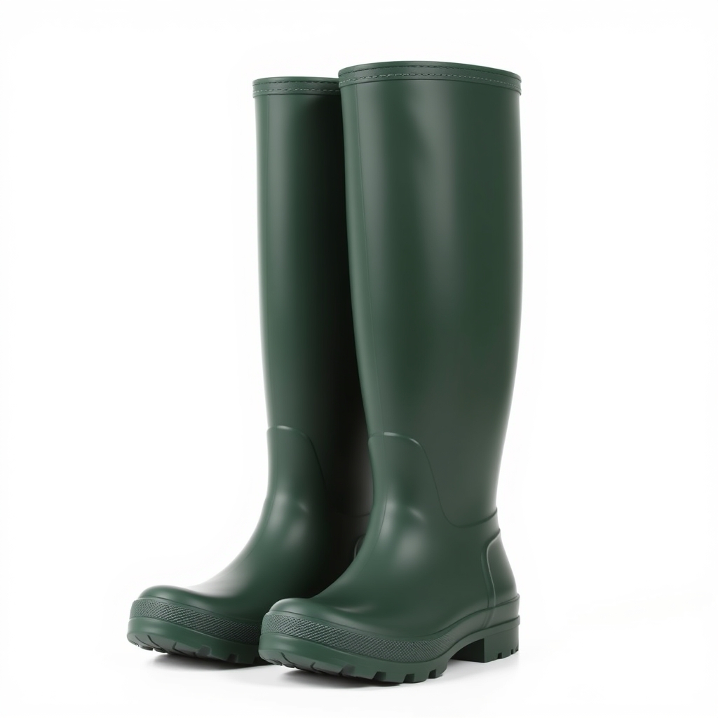 Green Rubber Gumboots