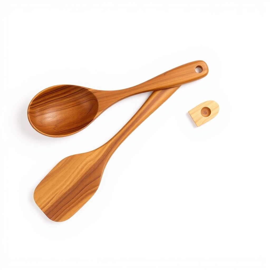 Cooking spoon pair