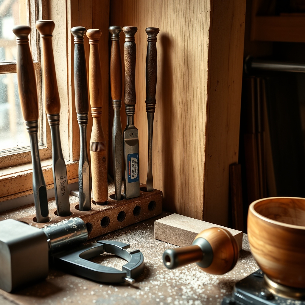 One bench, one lathe, one pair of hands