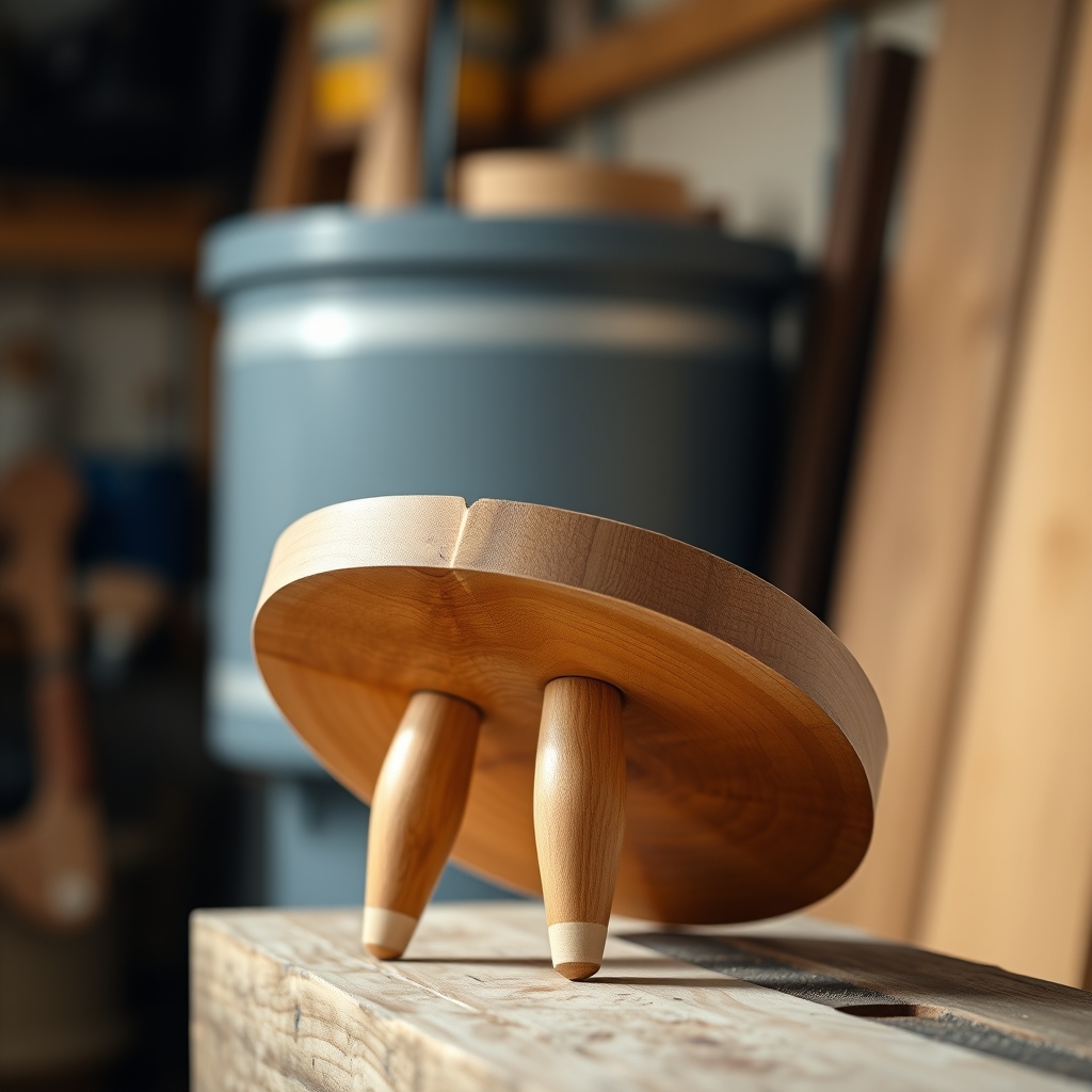 Wedged from the top, never glued