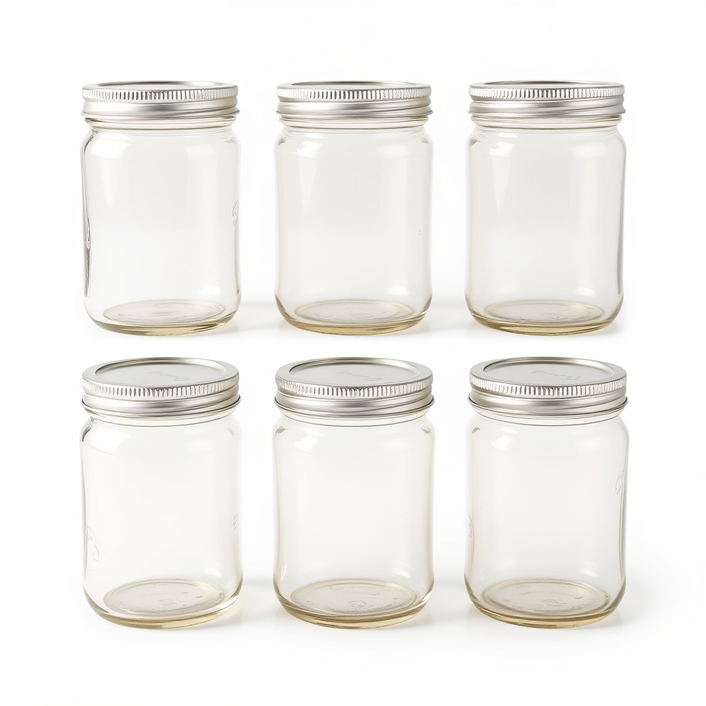500 ml Preserving Jars, Box of Six