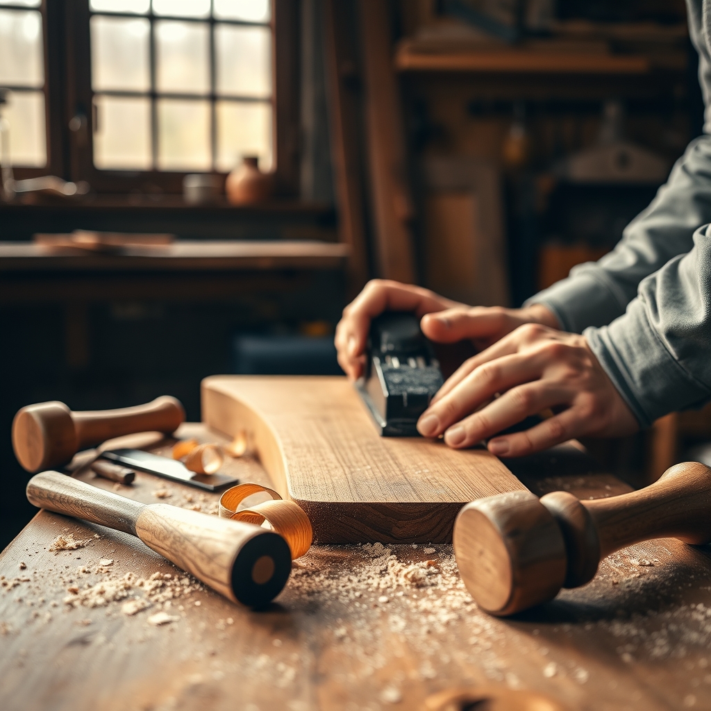 Furniture — kiaat, cane, riempie