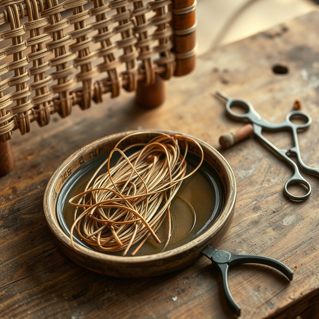 Lighting — brass, canvas, cord