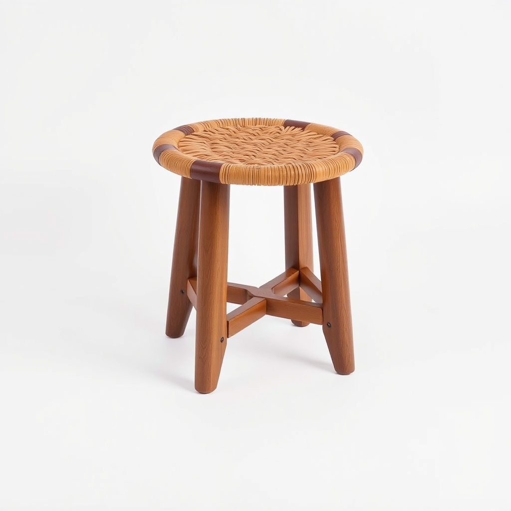 Riempie stool, oiled kiaat