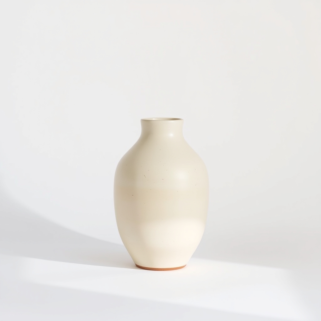 Bone Stoneware Vase