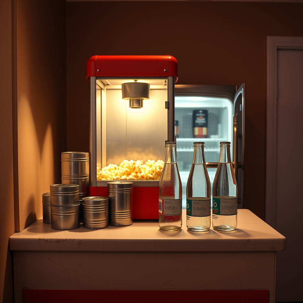 The kiosk, and the tin you bring back