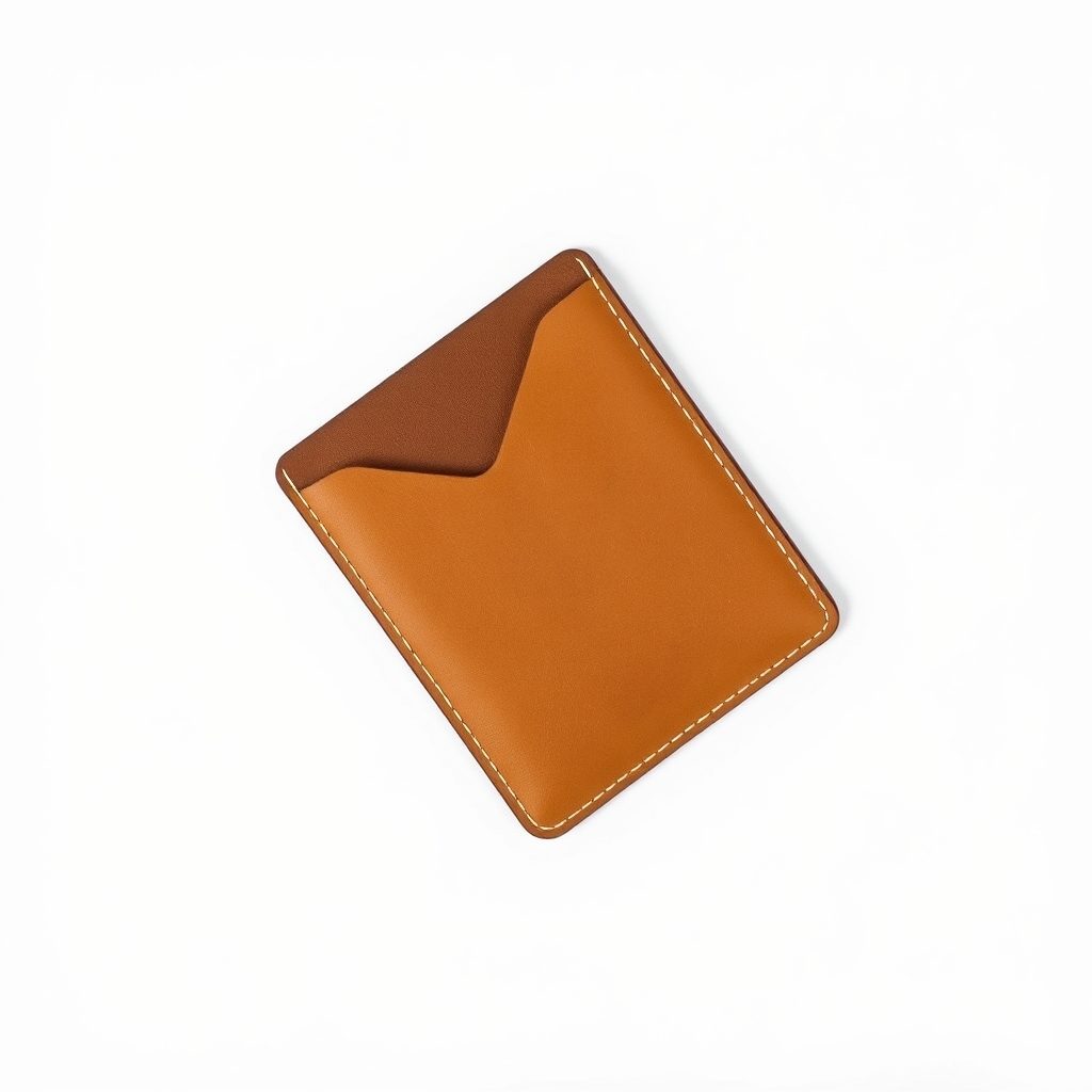 Leather passport sleeve