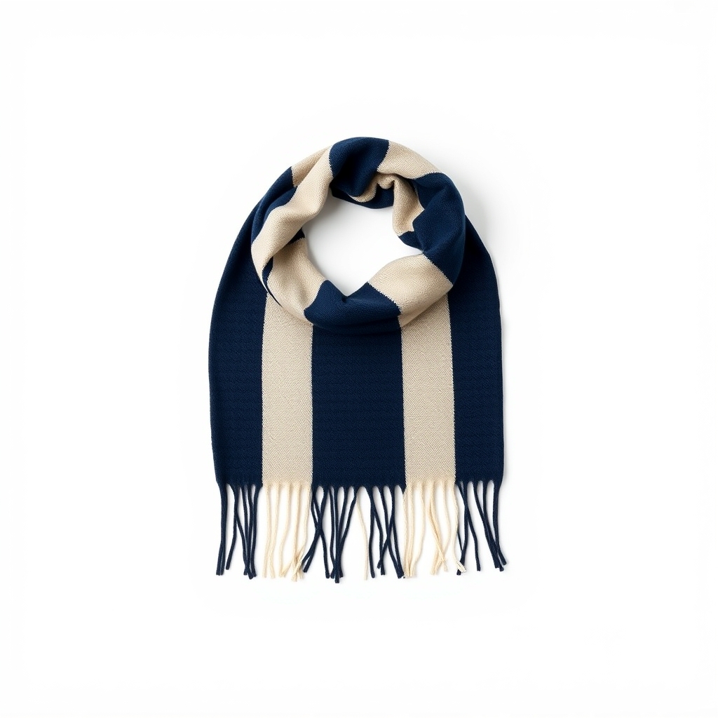 Banded Wool Scarf