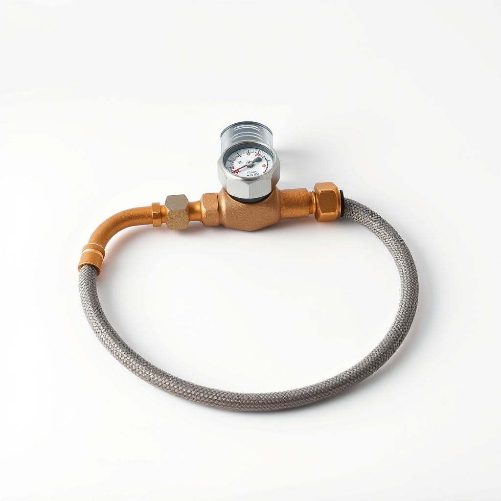 The regulator — low pressure, 2.8 kPa