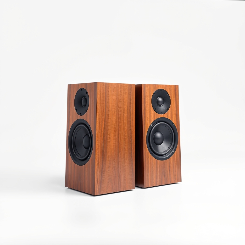 Walnut Bookshelf Speakers